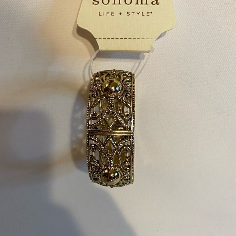 🎁Sonoma Life +Style Gold Tone Fashion Bracelet - Picture 3 of 7